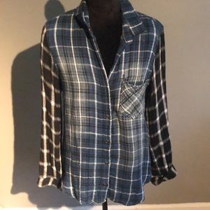 Bella Dahl flannel multicolor size medium